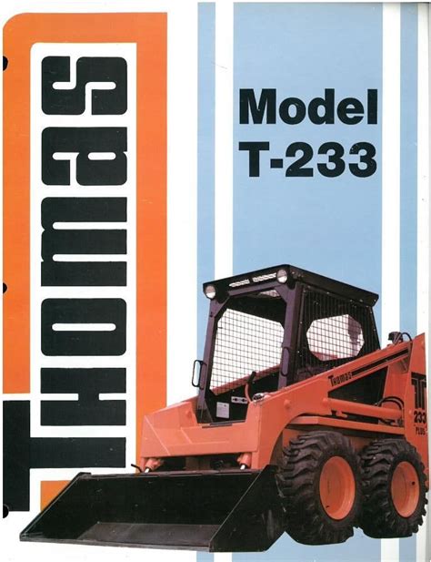 1997 thomas skid steer 233 specs|thomas t233 hd specs.